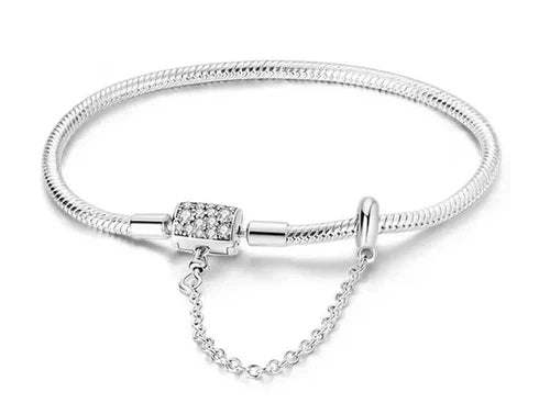 Collar de Plata 925 + Pulsera y dos dijes (Promoción exclusiva)