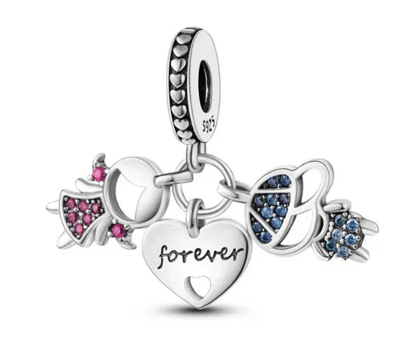 Collar + Pulsera y dos dijes (Promoción exclusiva)