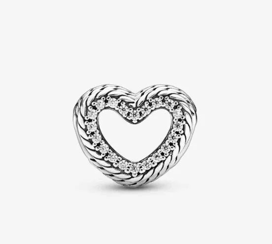 Charm de corazón abierto