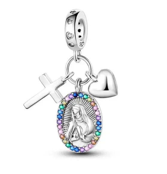 Charm de corazón de Nuestra Señora