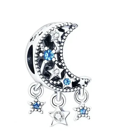 Charm de luna azul