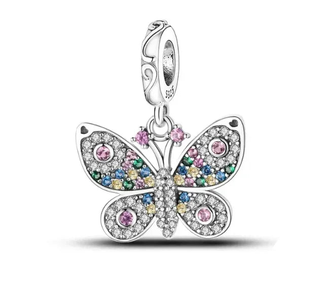 Colores del dije de mariposa