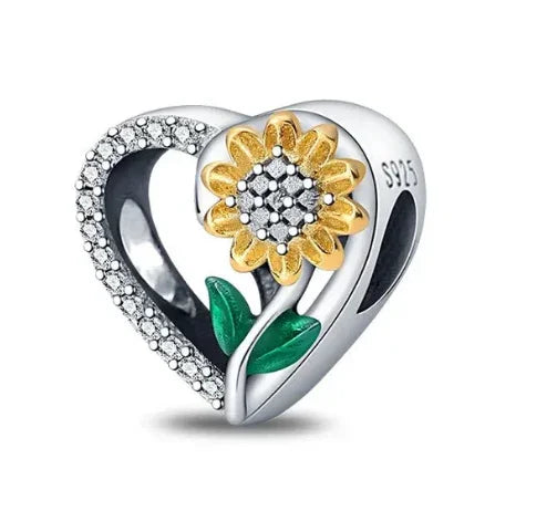 Dije de amor de girasol